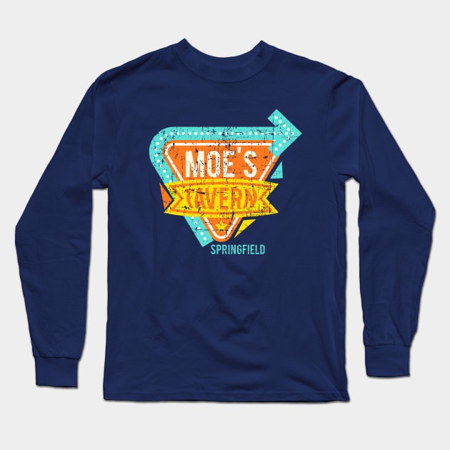 Moe's Tavern Long Sleeve T-Shirt by woodsman